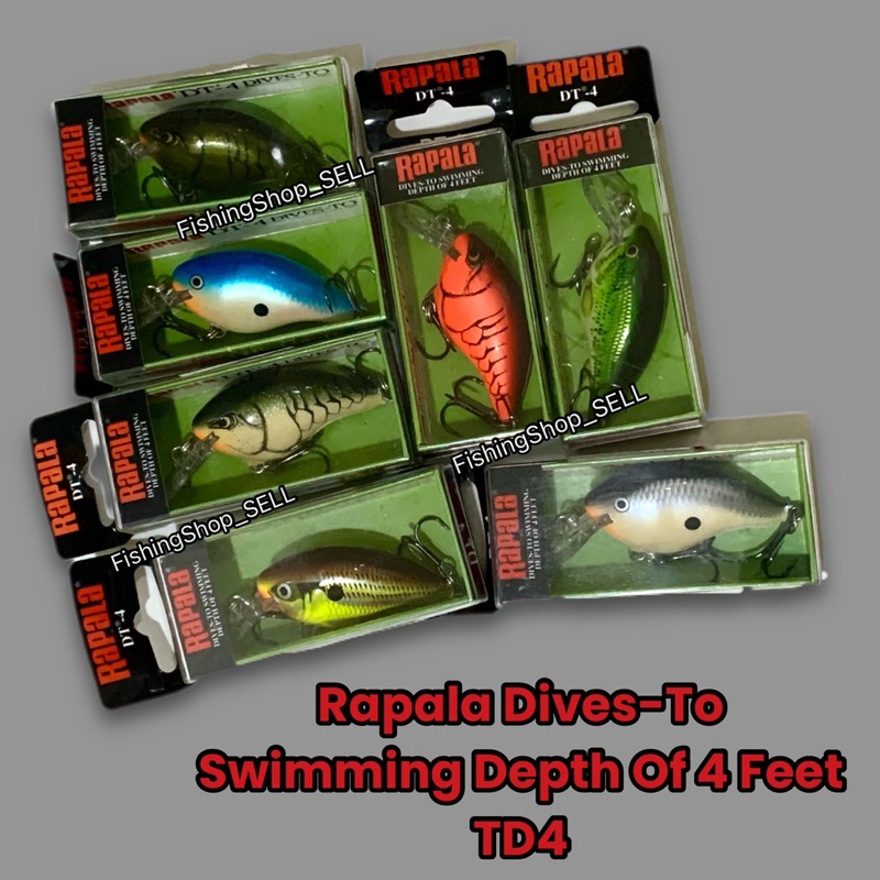 ของตกแต่งบ้าน เหยื่อปลอม Rapala Original Giant Lure เหยื่อตั้งโชว์