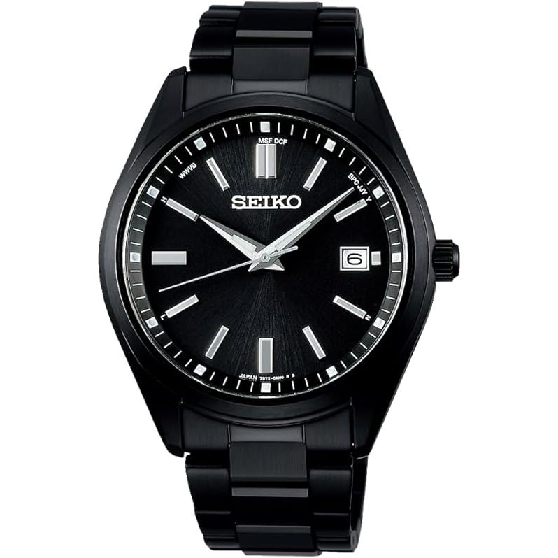 [นาฬิกา Seiko] Seiko Selection Solar Radio Watch The Standard SBTM325 Men's Black