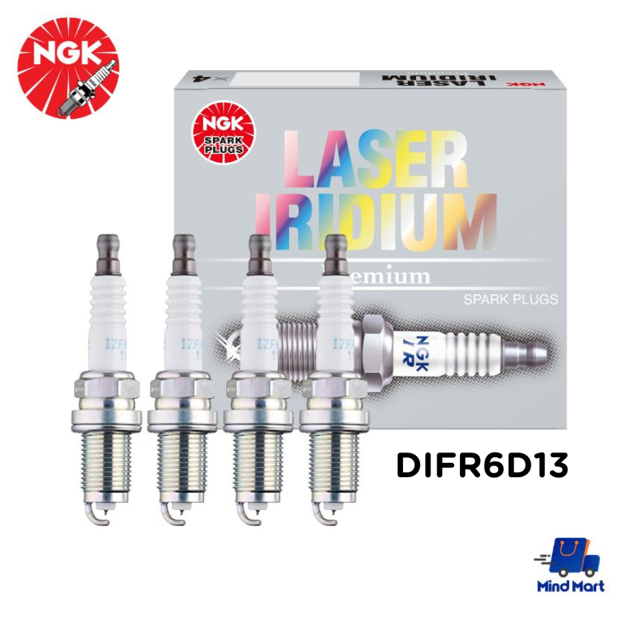 หัวเทียนรถยนต์ LASER PLATINUM NGK DIFR6D13