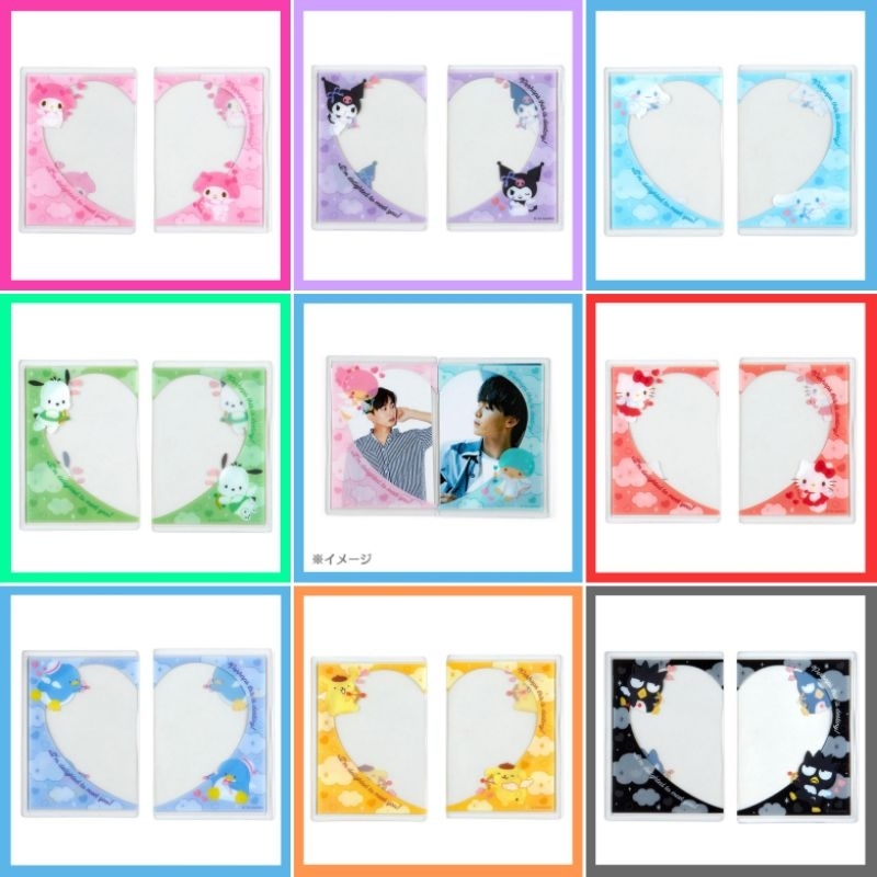💚 แท้ 100% ซองใส่รูป Sanrio frame card 💖 ซองหัวใจ Sanrio