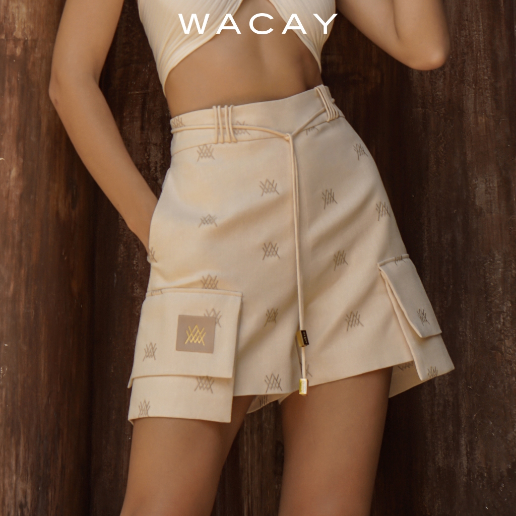 WACAY - Wally Shorts (Monogram) กางเกง ขาสั้น มี 3 สี