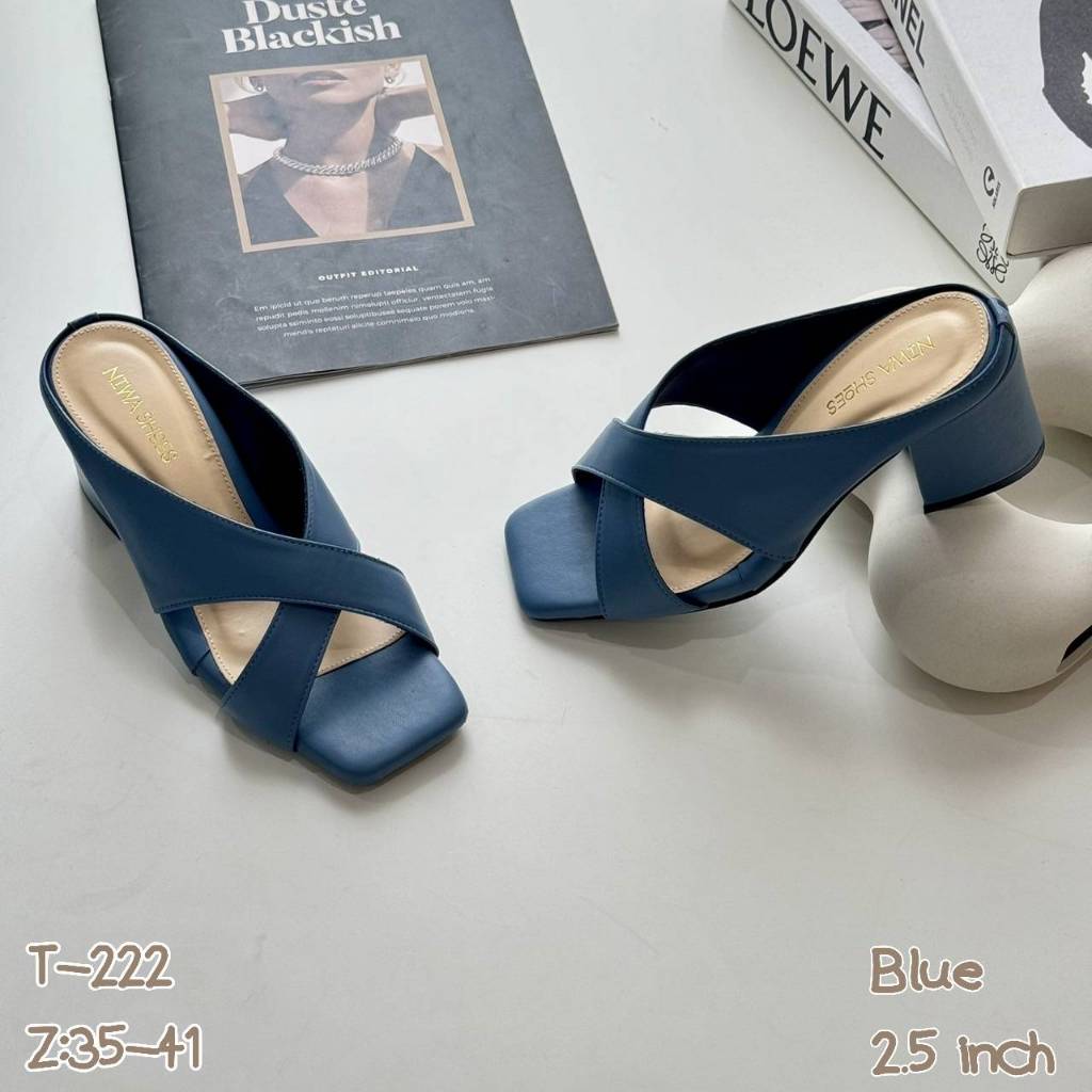 รองเท้าส้นสูง รองเท้ามีส้น รองเท้าส้น2.5นิ้ว รหัสสินค้า T-222 Niwa shoes