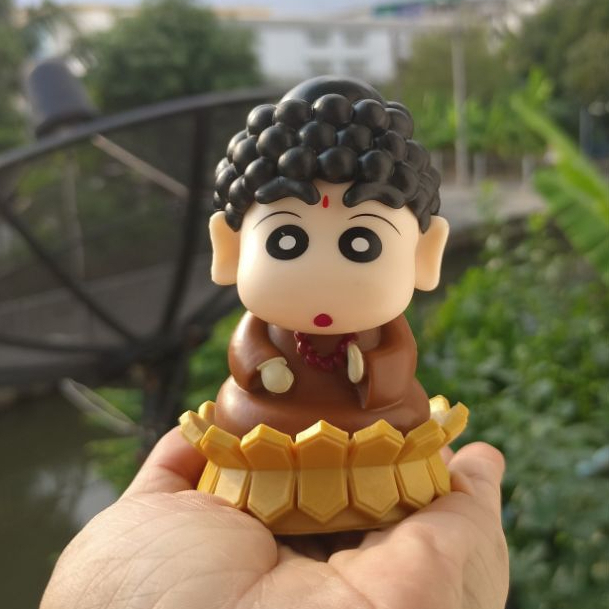 โมเดลรูปของเล่น ตุ๊กตา คัดของให้อย่างดี คอสเพลย์ชินจัง Sakyamuni Q Version ของเล่นสําหรับเด็ก