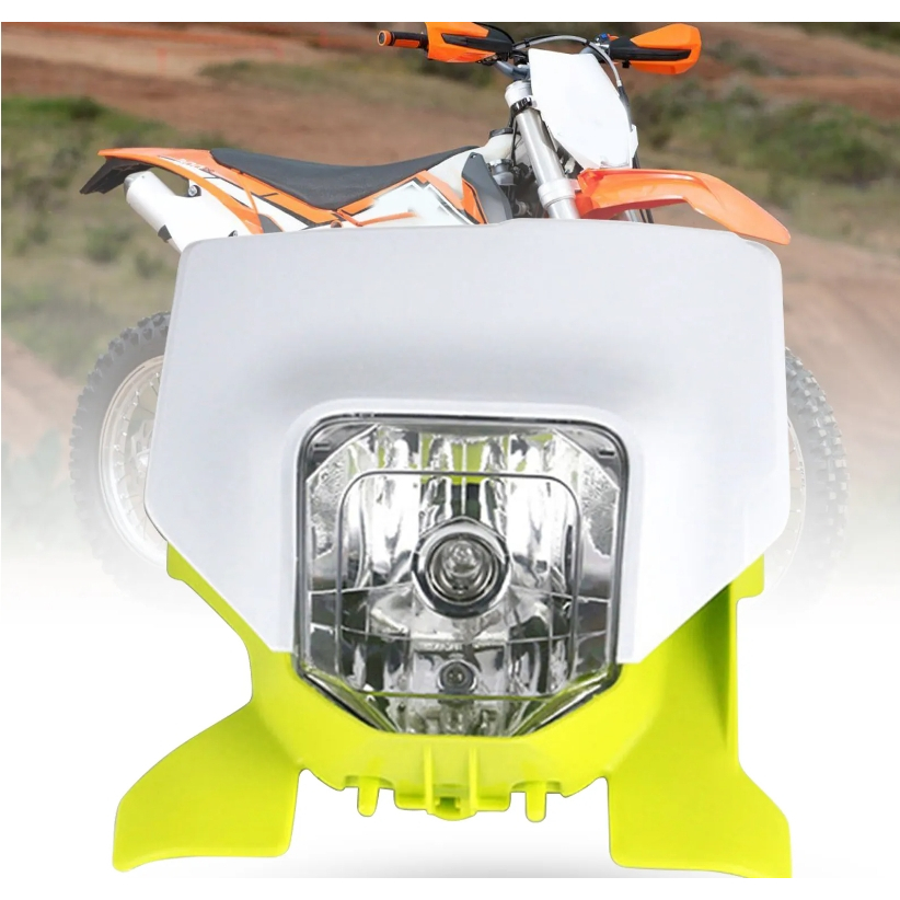 หน้ากากรถไฟหน้าทรงฮัสกี้ Husqvarna สำหรับ KTM มีให้เลือก 2 แบบ ธรรมดา และ LED สินค้ามีพร้อมส่ง CC15 /125