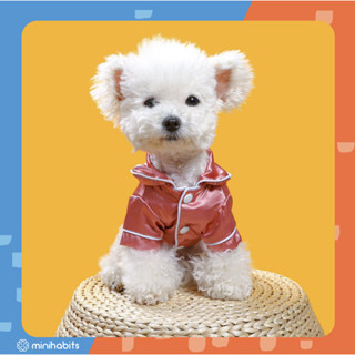 [🚚 พร้อมส่ง] ชุดนอนสำหรับสัตว์เลี้ยง Milani Pajamas Silk Sat…