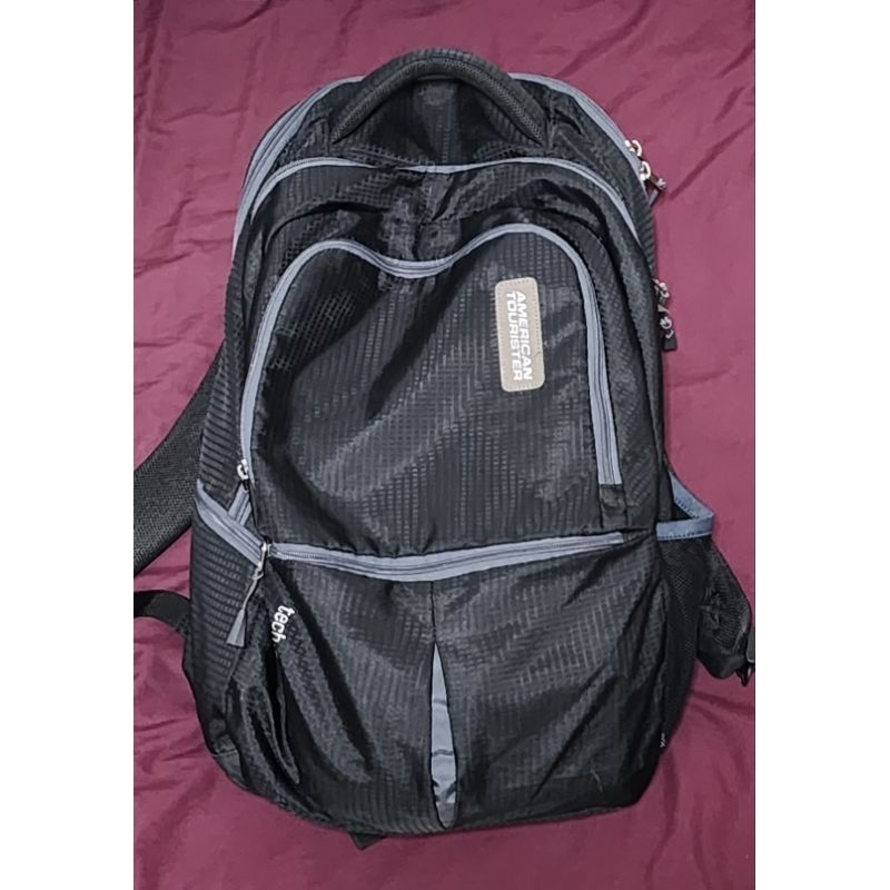 กระเป๋า American Tourister TECH GEAR LAPTOP BACKPACK สีดำ