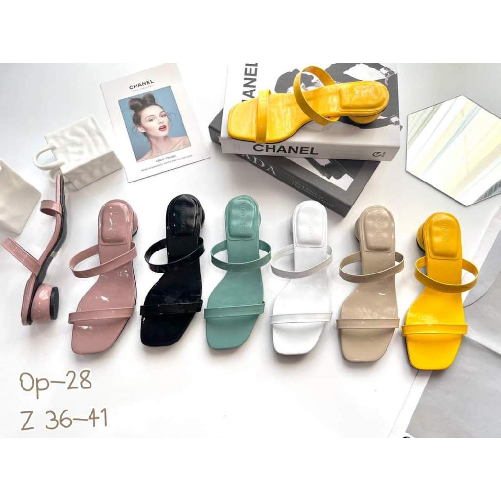 รองเท้าส้นมาการอง รองเท้ามีส้น NIWA SHOES รหัสสินค้า OP-28