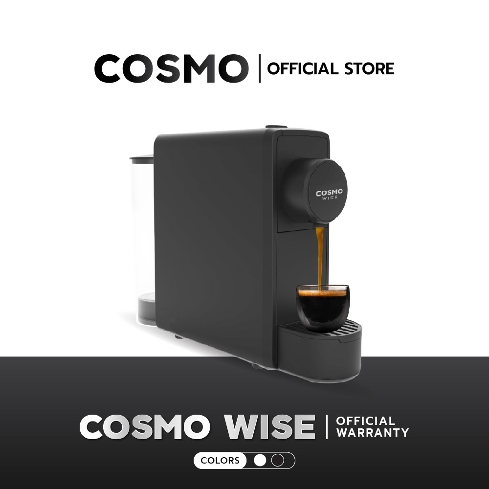 เครื่องชงแคปซูลกาแฟ COSMO WISE สไตล์ Minimal รองรับแคปซูลกาแฟชนิด Nespresso