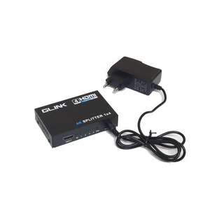 Glink GLSP-013 HDMI Splitter 1 out 4 กล่องแปลงสัญญาณภาพ สำหรับแยกจอ ของแท้ ประกันศูนย์ 1ปี