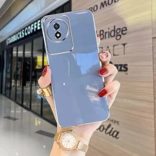 เคส TPU ขอบตรง สำหรับ Vivo Y02 Y02A Y02Tเคสนิ่ม วีโว่ Y02T Y02 Y02A
