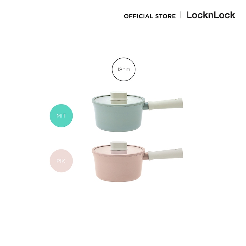 LocknLock หม้อด้ามพร้อมฝา Suit 18 cm. รุ่น CSU1181