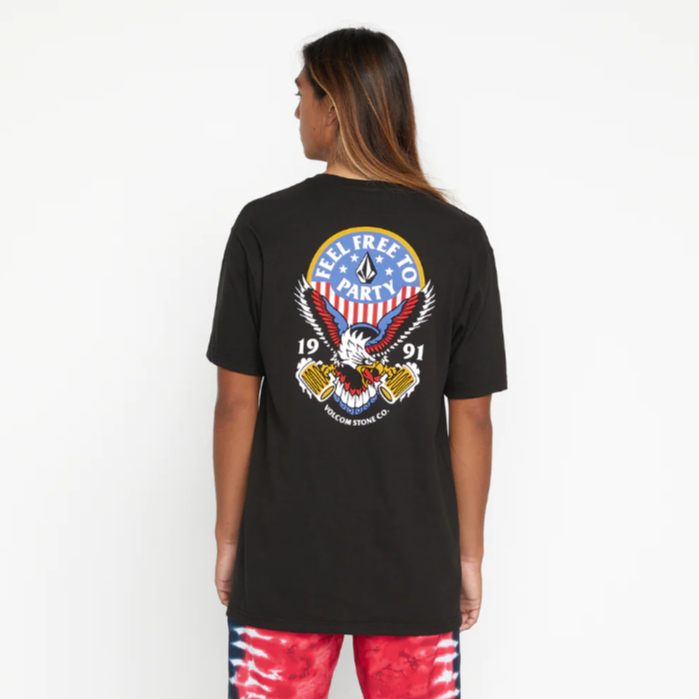Volcom เสื้อยืด FREEDOMEAGLE SST