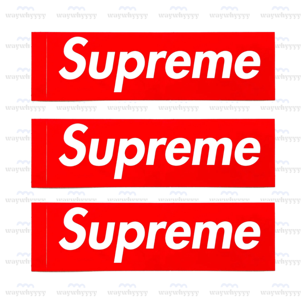 สติกเกอร์ Supreme Box Logo Sticker (ลิขสิทธิ์แท้100%)
