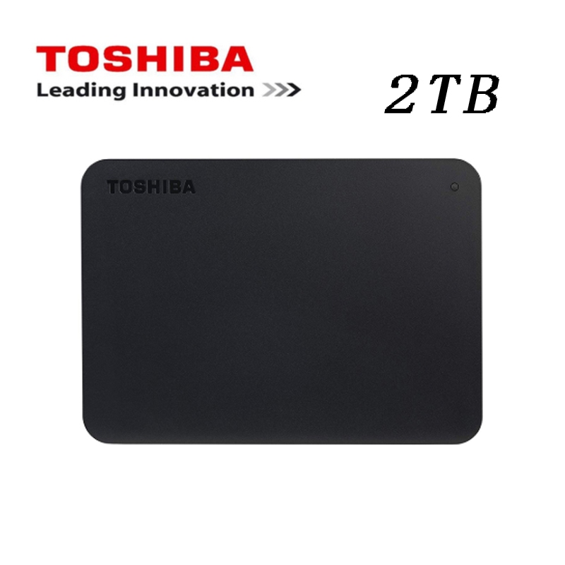 Toshiba External Harddisk 2TB ฮาร์ดดิสก์แบบพกพา HDD 2.5 USB 3.0 ฮาร์ดไดรฟ์คุณภาพสูง ที่เก็บข้อมูลแบบพกพา Harddisk Exter
