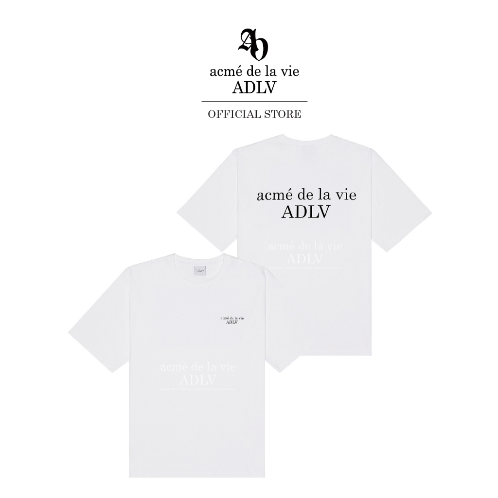 ADLV เสื้อยืด Oversize รุ่น  Basic Short Sleeve T-Shirt 2 White White (50012OBLSSU_F3WTXX)