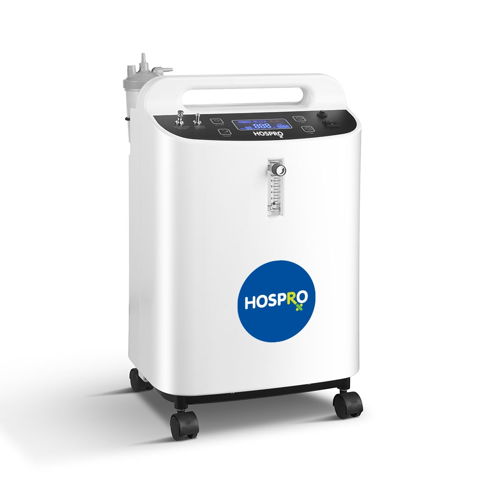 [ มาตรฐานที่โรงพยาบาลเลือกใช้  ]Hospro เครื่องเพิ่มความเข้มข้นของออกซิเจน Oxygen Concentrator รุ่น H-OC01-10L