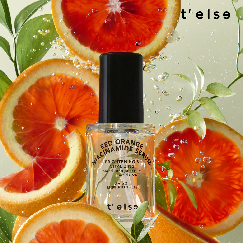 T'else Red Orange Niacinamide Serum 30ml เซรั่มไนอะซินาไมด์ ผิวดูไม่สม่ำเสมอ ลดรอยสิว — صورة 3