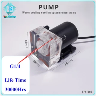 Pump 700L/H ปั๊มน้ำพร้อมหน้าแปลน สำหรับชุดน้ำคอมพิวเตอร์ และงานDIYอื่นๆ ปั๊มแรง เสียงเงียบ ทนทาน Water Cooling Pump700L