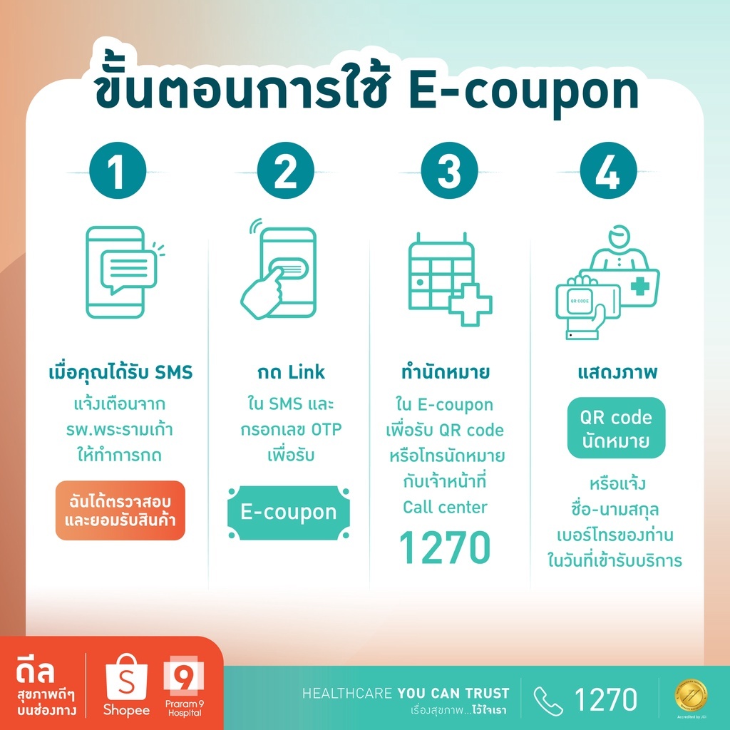 [E-coupon] รพ.พระรามเก้า แพ็กเกจตรวจสุขภาพสำหรับคุณผู้หญิงอายุ 20 ปีขึ้นไป Praram9Hospital