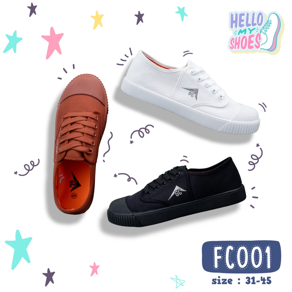 รองเท้านักเรียน ราคาถูก รุ่น FC001 สินค้าตรงปก จัดส่งไว แท้100%