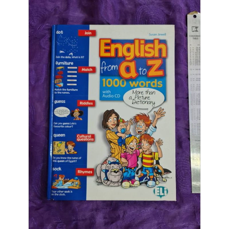 English from a to. z  1000 words