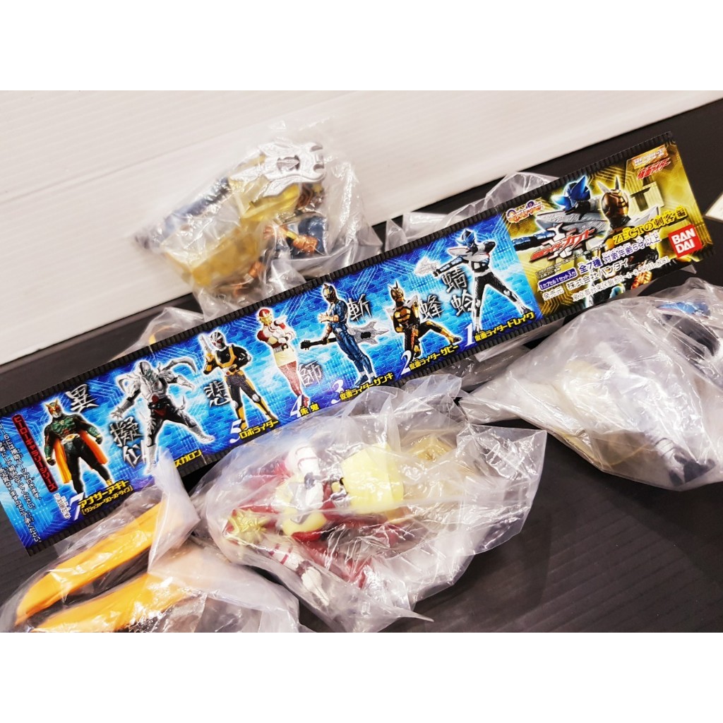 7 ฮีโร่ ญี่ปุ่น แท้ Bandai Masked Rider Hibiki Black ชุดไข่กาชาปอง