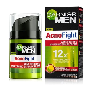 การ์นิเย่ เมน เซรั่ม 40 มล. Garnier Men AcnoFight TurboBright Serum 40 ml แอคโนไฟท์ เทอร์โบไบรท์