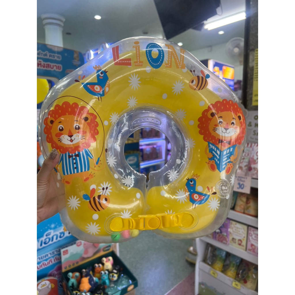 ห่วงยางสวมคอ  เกรดพรีเมี่ยม Baby swimming ring สำหรับเด็กอายุ 0-24 เดือน (ระบุสี)