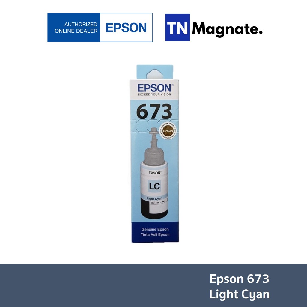 [หมึกพิมพ์] Epson 673 [T673500] INK LIGHT CYAN