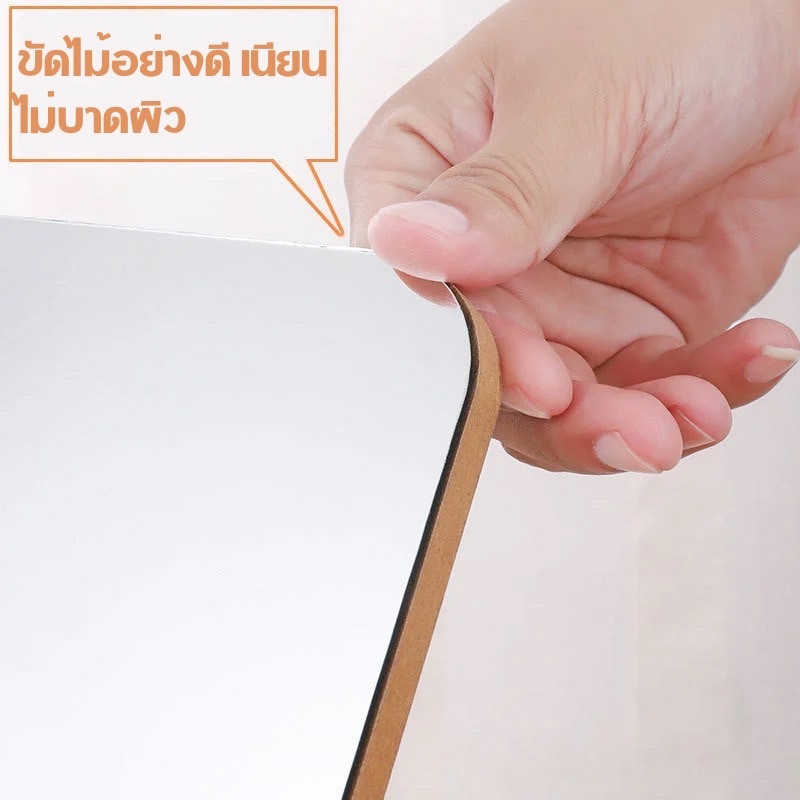 AD159_Shop กระจกแต่งหน้า มินิมอล แบบพกพา ตั้งโต๊ะ  มี 3 ขนาด สไตล์เกาหลี สามารถปรับหมุนได้ 360 องศา - รูปที่ 2