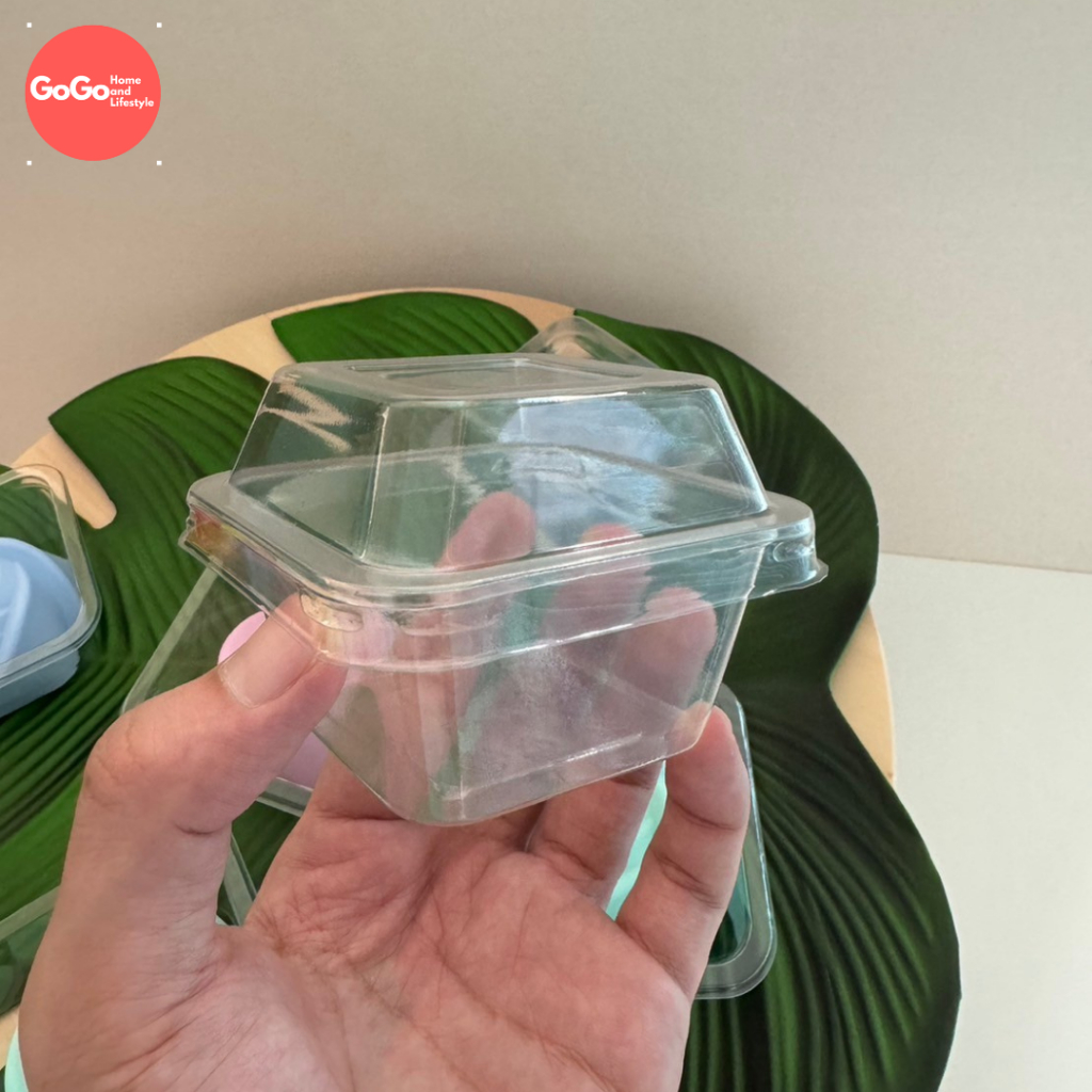 กล่องเหลี่ยมใส่ ทรงสูง FP-001 พร้อมฝาปิด แพ็ค50ชิ้น 🎂🎂🎂