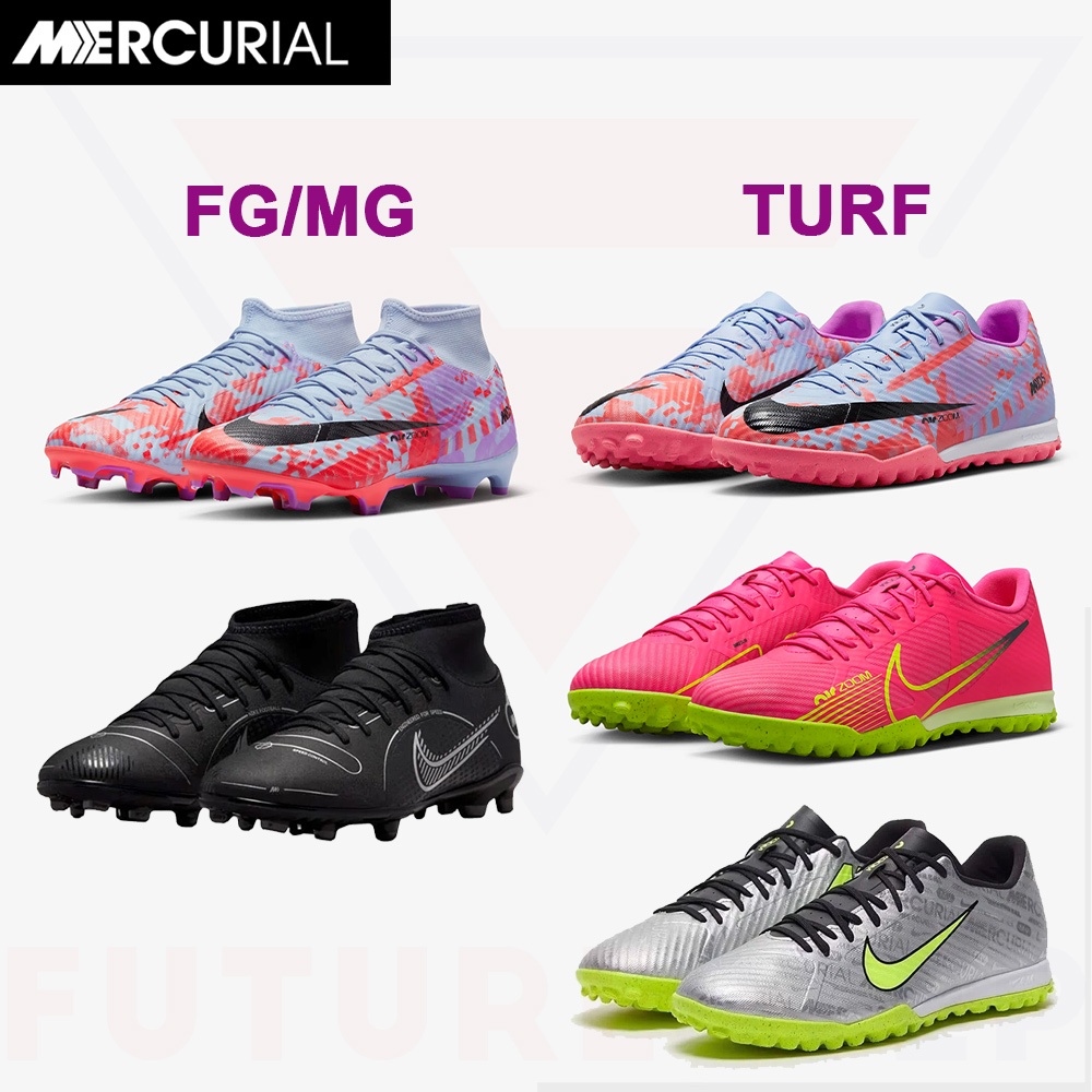 รองเท้าฟุตบอล Nike Zoom Mercurial Dream Speed Superfly 9 Academy CR7 MG / Vapor 15 Academy MDS CR7 TF