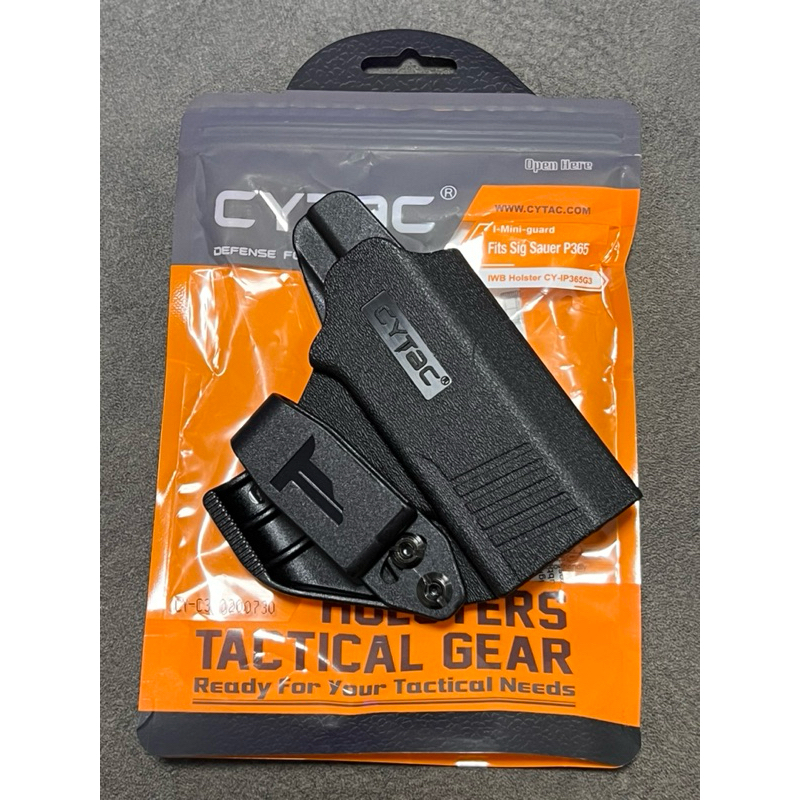 ซองพกใน Sig P365 cy-tac ซองพกใน โพลิเมอร์ สามารถปรับใช้ได้ทั้งคนที่ถนัดซ้ายและถนัดขวาสุดคุ้ม