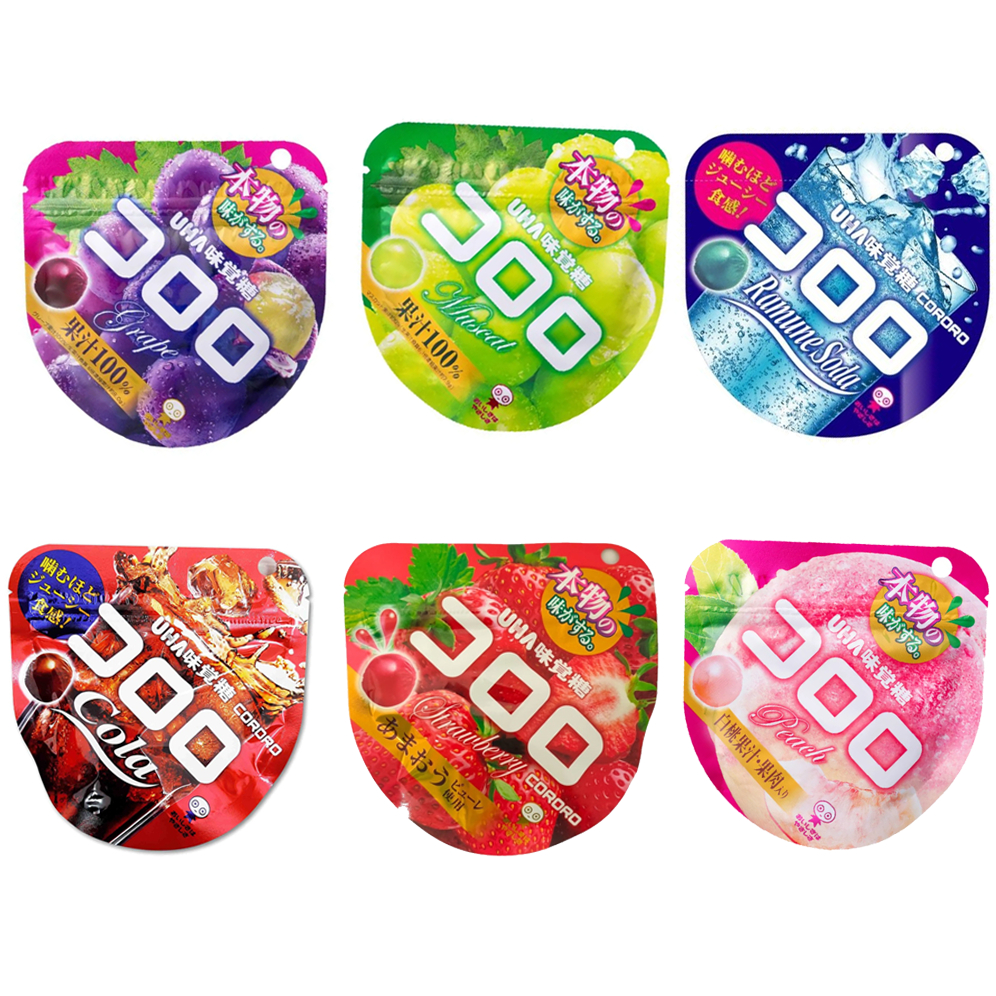 โคโรโระ ยูเอชเอ วุ้นเจลาตินสำเร็จรูปผสมน้ำผลไม้เข้มข้น เยลลี่ญี่ปุ่นรสชาติผลไม้แท้ๆ CORORO UHA