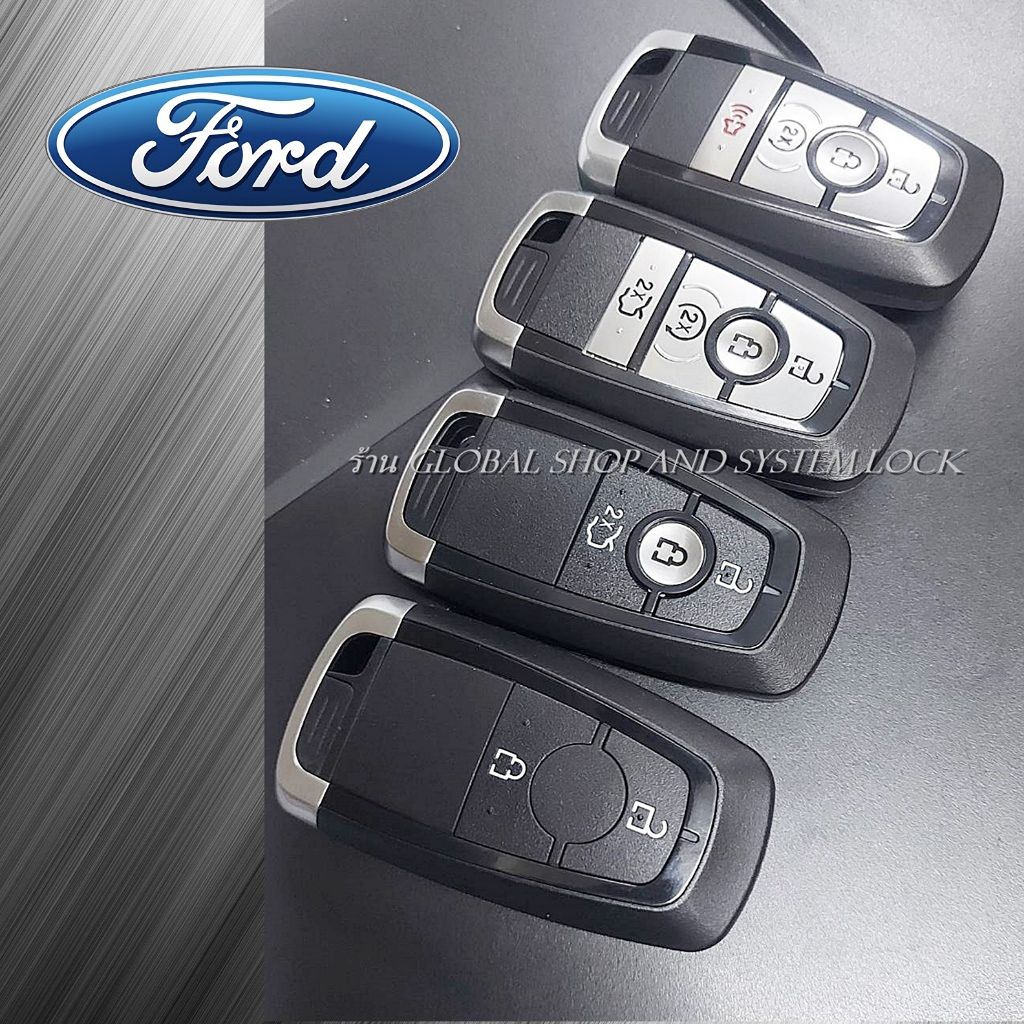 Ford Ranger Everest กรอบรีโมท แบบ smart key พร้อมดอกกุญแจ