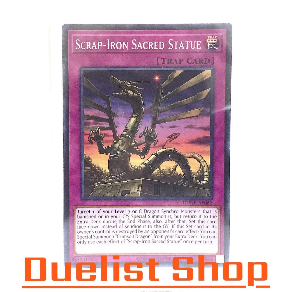 Scrap-Iron Sacred Statue (N) Trap [Normal] ชุด DUNE-AE068 การ์ดเกมยูกิโอ (Yu-Gi-Oh!) OCG Asia ENG ราคา ถูกที่สุด ดีลบีเคเค