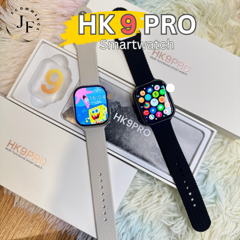 🔥แถมฟิล์ม+เคส🔥 HK9 PRO รุ่นใหม่ล่าสุด 2024 หน้าจอชัด 45mm แจ้งเตือนทุกแอพ เมนูไทย กันน้ำ มีเกม เครื่