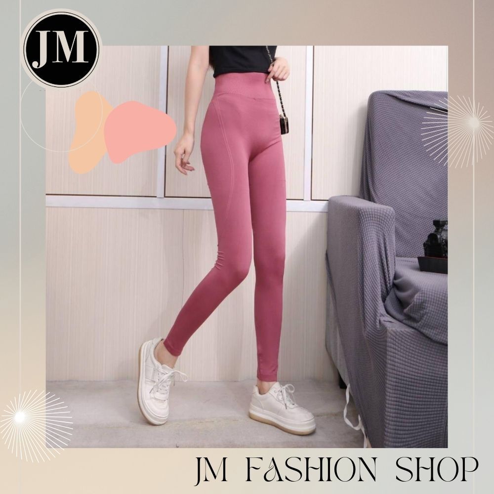 JM Fashion Shop เลกกิ้ง 9 ส่วน กางเกงโยคะ ผ้ายืดเยอะ แฟชั่นนำเข้า สินค้าคุณภาพดี สวย ทันสมัย ราคาถูก K903