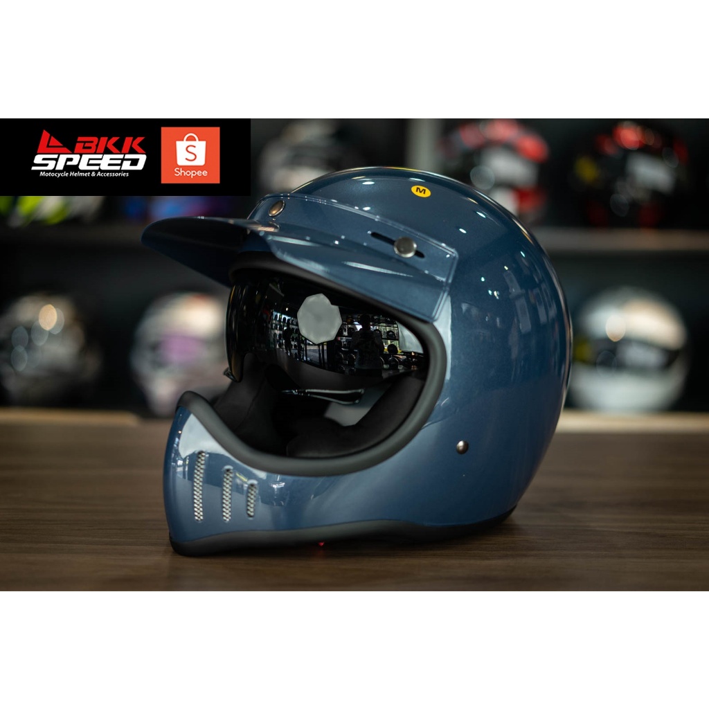 ZEUS 916D หมวก สไตล์ Vintage Custom Retro ทรง Bell moto3 - รูปที่ 2