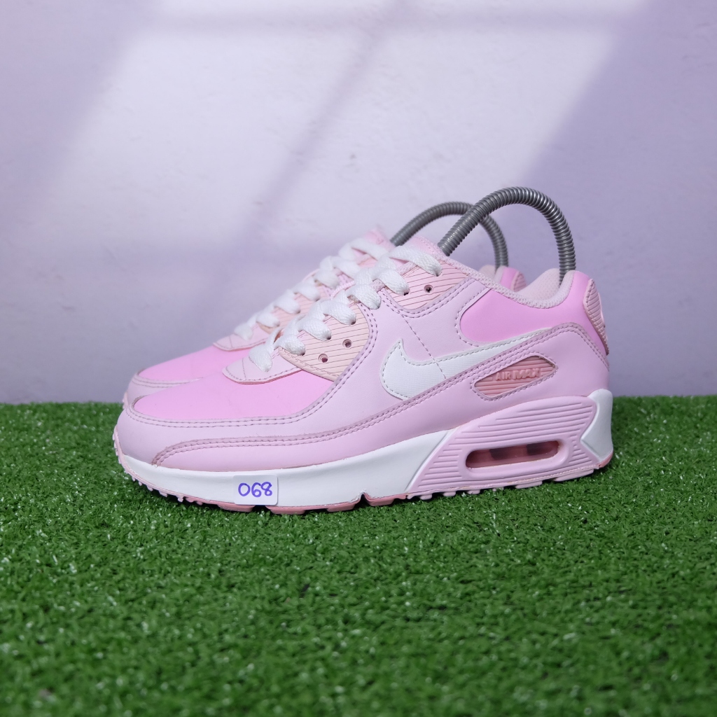 (36/23 cm) Nike Air Max 90 Pink Foam  ไนกี้มือ2ของแท้💯 รองเท้าผ้าใบผู้หญิง