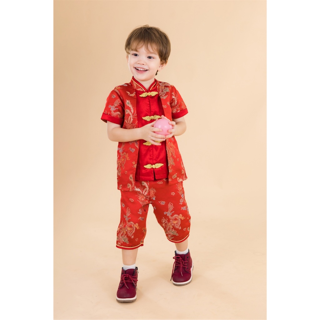 Chinese Boy ชุดตรุษจีน เด็กชาย 2402B รูปที่ 8