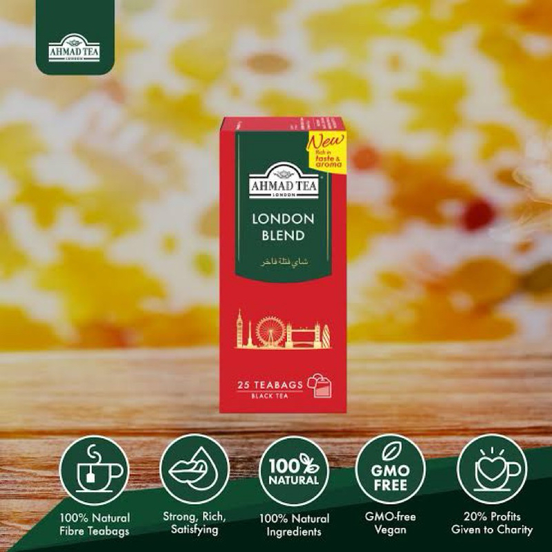 New‼️Ahmad Tea London Blend - ชาดำลอนดอน เบลนด์ รสใหม่ล่าสุด