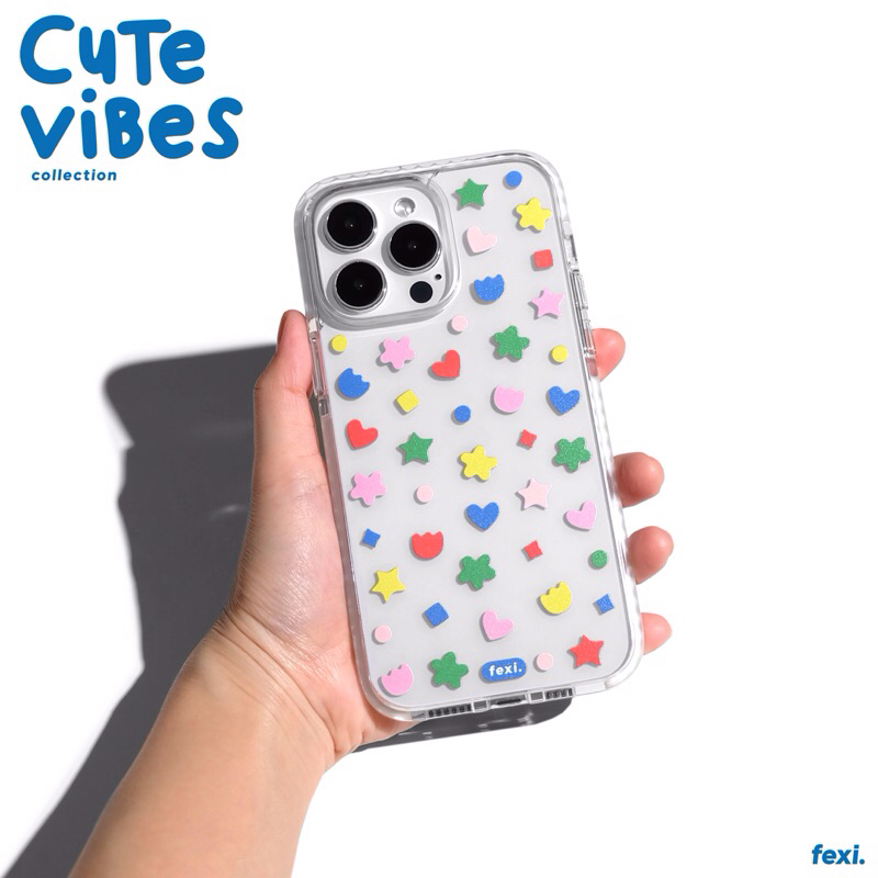 เคสไอโฟน “ Cute Vibes 02 “ iPhone Case for 12 - 16 series & Samsung S24 series.