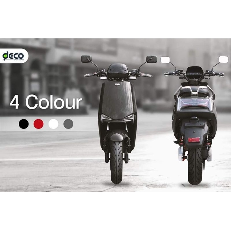 🌈New Decoรุ่นG5 2000Wระยะทาง120km แบตลิเธียม2ก้อน แถมฟรีจดป้ายทะเบียน พรบ.