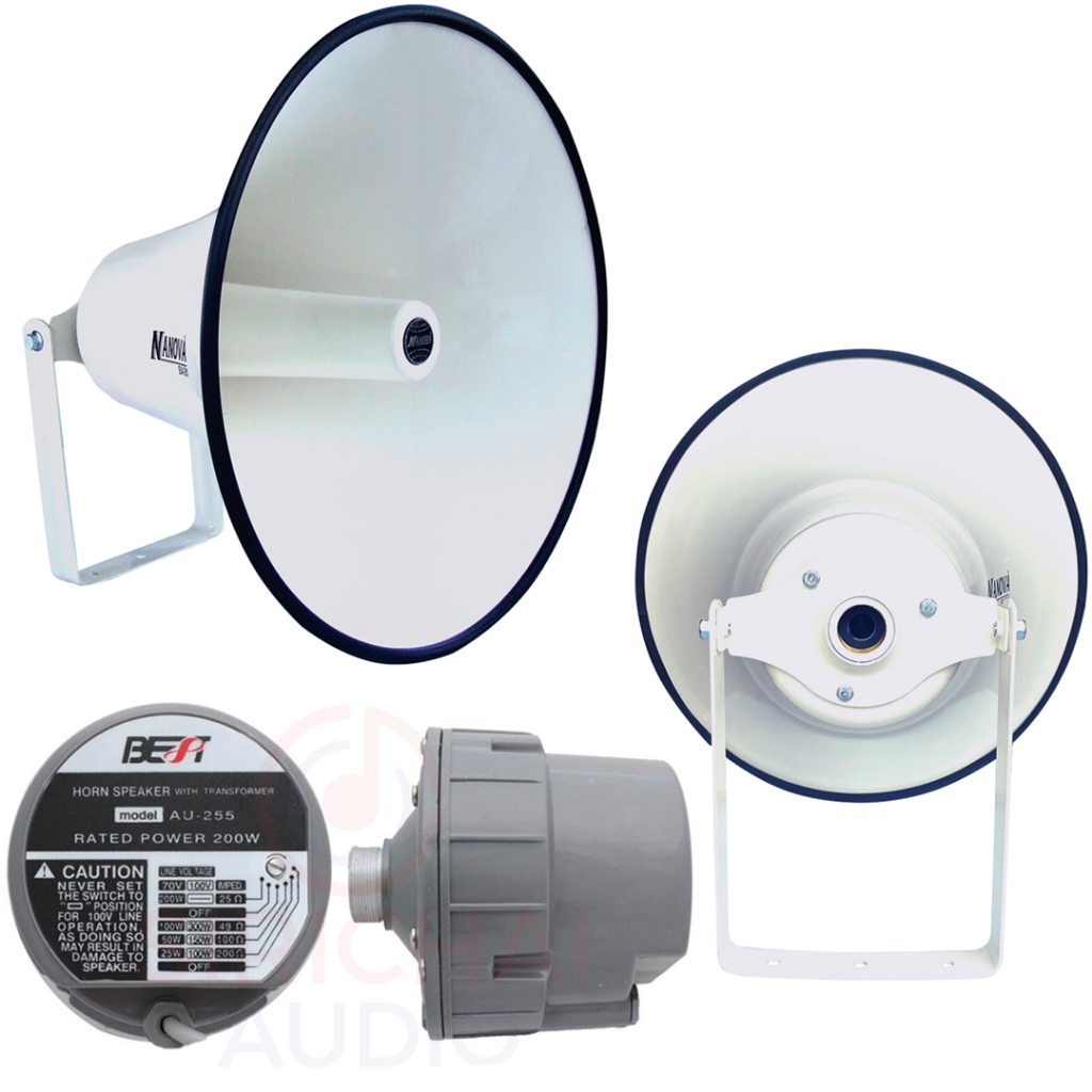 ลำโพงฮอร์น21นิ้ว BEST รุ่น AH21AU255 ปากพร้อมก้น 200วัตต์ มีลายน์
