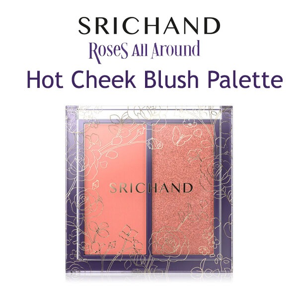 Srichand Roses All Around Hot Cheek Blush Palette 11g ศรีจันทร์ โรสเซส ออล อราวด์ ฮอตชีค บลัชพาเลท​