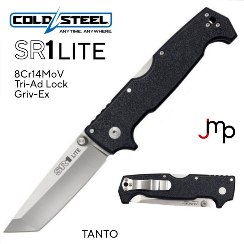 มีด COLD STEEL แท้ รุ่น SR1 Lite มีดที่ดุดันสำหรับงานหนักใบมีดเหล็ก 8Cr14MoV หนาถึง 48mm.