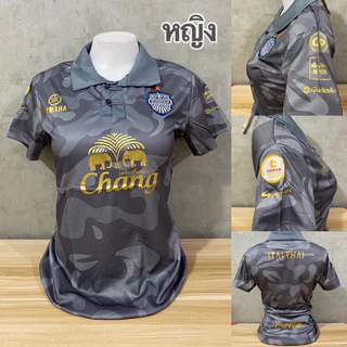 เสื้อบอลเสื้อกีฬาผู้หญิงขนาดฟรีไซร้อก32ถึง38ทรงเข้ารูปติดป้ายXLทุกตัวผ้านิ่มเย็นใส่สบาย