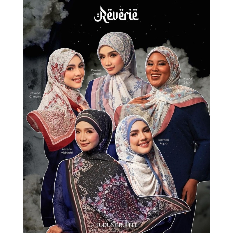Tudung Ruffle (black label) รุ่น Reverie