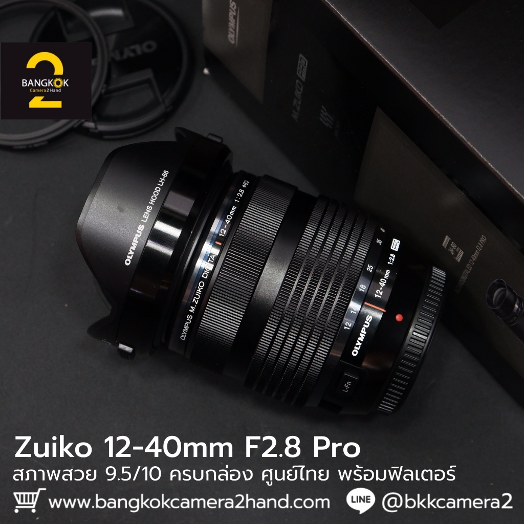Zuiko12-40mm F2.8 Pro ครบกล่อง ศูนย์ไทย
